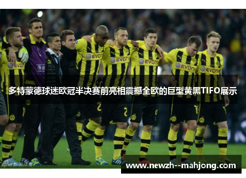 多特蒙德球迷欧冠半决赛前亮相震撼全欧的巨型黄黑TIFO展示